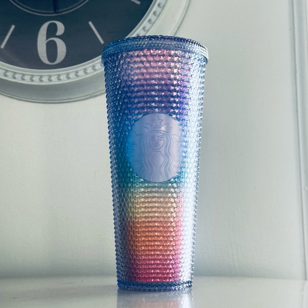 Starbucks Sofie Birkin Pride 2024 Rainbow Bling Venti Studded Cold Cup Tumbler